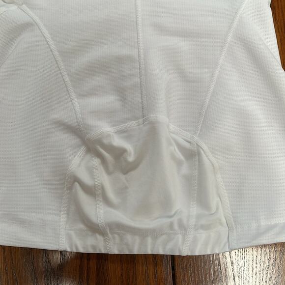 Tommie Copper Women's Compression Shirt Short Sleeve White Large Zip Up NWOT - Picture 9 of 10